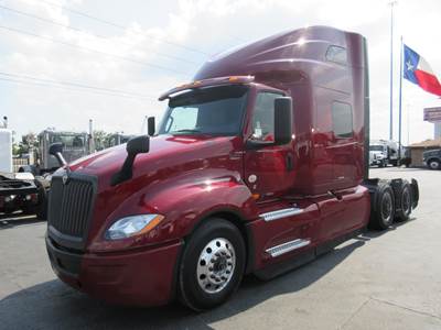 International LT Sleeper Semi Truck - 73" Raised Roof Sleeper, Cummins 450HP, 12 Speed Automatic