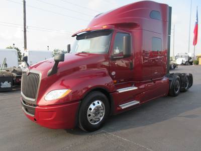 International LT Sleeper Semi Truck - 73" Raised Roof Sleeper, Cummins 450HP, 12 Speed Automatic