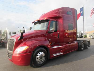 International LT Sleeper Semi Truck - 73" Raised Roof Sleeper, Cummins 450HP, 12 Speed Automatic