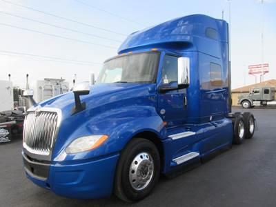 International LT Sleeper Semi Truck - 73" Raised Roof Sleeper, Cummins 450HP, 12 Speed Automatic