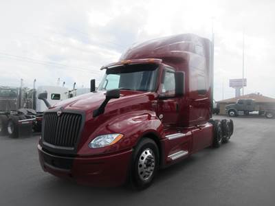 International LT Sleeper Semi Truck - 73" Raised Roof Sleeper, Cummins 450HP, 12 Speed Automatic