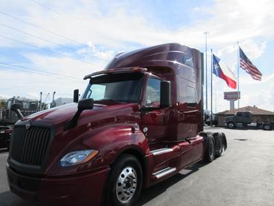 International LT Sleeper Semi Truck - 73" Raised Roof Sleeper, Cummins 450HP, 12 Speed Automatic