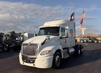 International LT Sleeper Semi Truck - 48" Mid Roof Sleeper, Cummins 455HP, 12 Speed Endurant Automatic