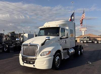 International LT Sleeper Semi Truck - 56" Mid Roof Sleeper, Cummins 455HP, 12 Speed Endurant Automatic