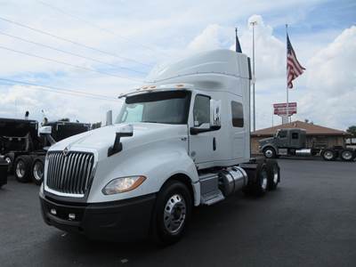 International LT Sleeper Semi Truck - 56" Mid Roof Sleeper, Cummins 455HP, 12 Speed Endurant Automatic