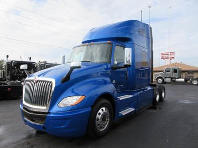 International LT Sleeper Semi Truck - 73" Raised Roof Sleeper, Cummins 450HP, 12 Speed Endurant Automatic