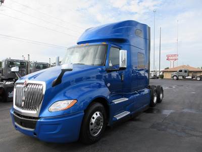 International LT Sleeper Semi Truck - 73" Raised Roof Sleeper, Cummins 450HP, 12 Speed Endurant Automatic