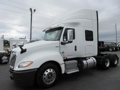 International LT Sleeper Semi Truck - 56" Mid Roof Sleeper, Cummins 455HP, 12 Speed Endurant Automatic