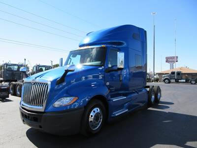 International LT Sleeper Semi Truck - 73" Raised Roof Sleeper, Cummins 455HP, 12 Speed Endurant Automatic