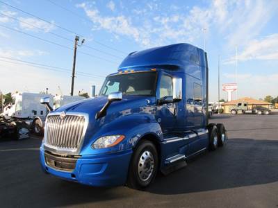 International LT Sleeper Semi Truck - 73" Raised Roof Sleeper, Cummins 455HP, 12 Speed Endurant Automatic