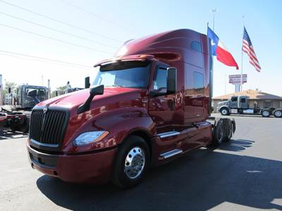 International LT Sleeper Semi Truck - 73" Raised Roof Sleeper, Cummins 450HP, 12 Speed Endurant Automatic