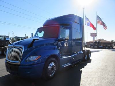 International LT Sleeper Semi Truck - 73" Raised Roof Sleeper, Cummins 455HP, 12 Speed Endurant Automatic