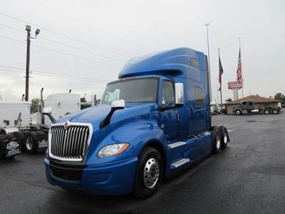 International LT Sleeper Semi Truck - 73" Raised Roof Sleeper, Cummins 455HP, 12 Speed Endurant Automatic
