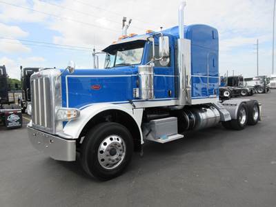 Peterbilt 389 Sleeper Semi Truck - 63" Mid Roof Sleeper, Cummins 450HP, 10 Speed Smart Advantage Automatic