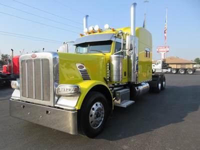 Peterbilt 389 Sleeper Semi Truck - 72" Mid Roof Sleeper, Cummins 565HP, 18 Speed Manual
