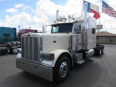 Peterbilt 389 Sleeper Semi Truck - 72" Mid Roof Sleeper, Cummins 565HP, 18 Speed Manual
