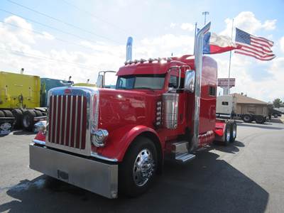 Peterbilt 389 Sleeper Semi Truck - 68" Mid Roof Sleeper, Cummins 565HP, 18 Speed Manual