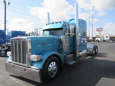 Peterbilt 389 Sleeper Semi Truck - 68" Mid Roof Sleeper, Cummins 565HP, 18 Speed Manual