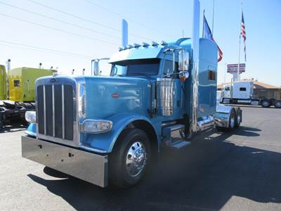 Peterbilt 389 Sleeper Semi Truck - 68" Mid Roof Sleeper, Cummins 565HP, 18 Speed Manual