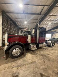 Peterbilt 389 Sleeper Semi Truck - Mid Roof Sleeper, Cummins 565HP, 18 Speed Manual
