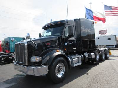 Peterbilt 567 Tri Axle Sleeper Semi Truck - 72" Mid Roof Sleeper, Cummins 565HP, 18 Speed Manual