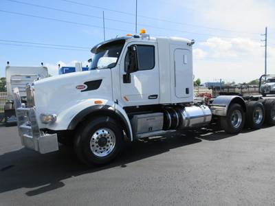 Peterbilt 567 Tri Axle Sleeper Semi Truck - 48" Flat Top Sleeper, Cummins 605HP, 18 Speed Automatic