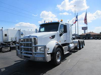 Peterbilt 567 Tri Axle Sleeper Semi Truck - 48" Flat Top Sleeper, Cummins 605HP, 18 Speed Automatic