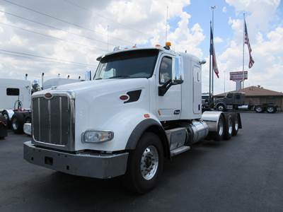 Peterbilt 567 Tri Axle Sleeper Semi Truck - 48" Flat Top Sleeper, Cummins 605HP, 18 Speed Automatic