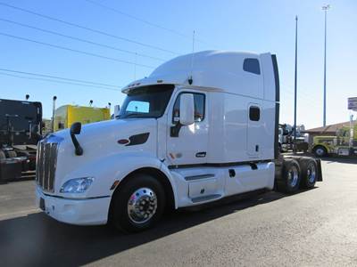 Peterbilt 579 Sleeper Semi Truck - 80" Raised Roof Sleeper, Cummins 450HP, 12 Speed Automatic