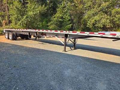 WILSON 45 ALUMINUM FIXED CLOSED TANDEM ROLLING TARP Curtain Side Trailer