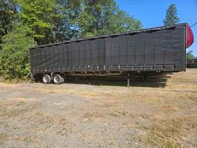 Western 48 COMBINATION REAR AXLE SLIDE CURTAIN SIDE Curtain Side Trailer