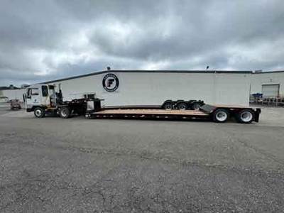 Fontaine 48 STEEL FIXED CLOSED TANDEM 40 TON DOUBLE DROP Double Drop Trailer