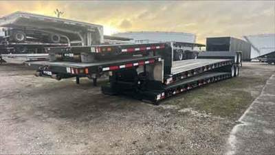 Fontaine 48 STEEL FIXED CLOSED TANDEM 40 TON DOUBLE DROP Double Drop Trailer