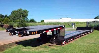 Fontaine 53 STEEL FIXED CLOSED TANDEM EXTENDABLE DOUBLE DR Double Drop Trailer