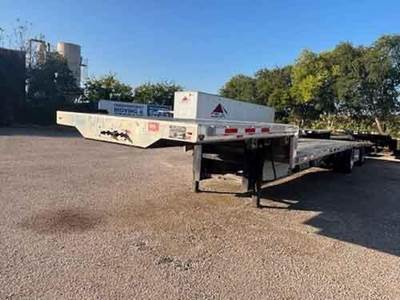 Benson 53x102 Aluminum Drop Deck Trailer - Air Ride, Sliding Spread Axle