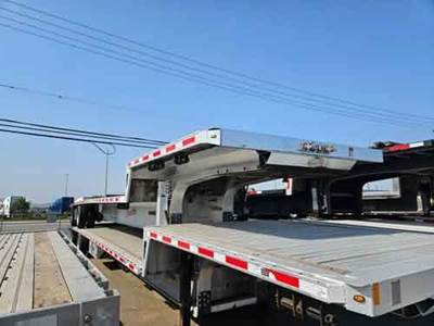 Fontaine 48x102 Aluminum Drop Deck Trailer - Air Ride, Sliding Spread Axle