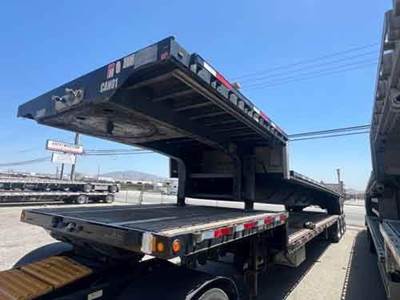 Transcraft 48x102 Steel Drop Deck Trailer - Air Ride, Fixed Spread Axle