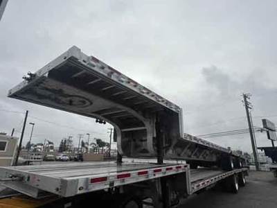 WILSON 53 ALUMINUM SPREAD AXLE (CAL LEGAL) DROP DECK Drop Deck Trailer