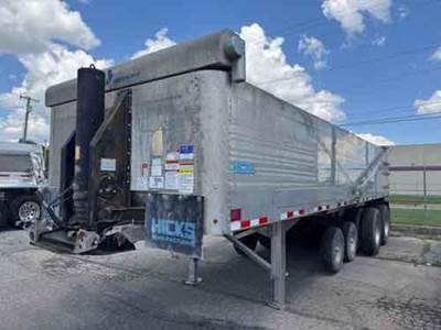 Hicks 28 ALUMINUM 4 AXLE END DUMP End Dump Trailer