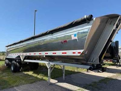 Travis 39 ft End Dump Trailer - Tandem Axle, Aluminum, Air Ride