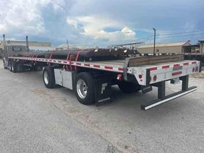 Fontaine 53x102 Combination Flatbed Trailer - Air Ride, Sliding Axle