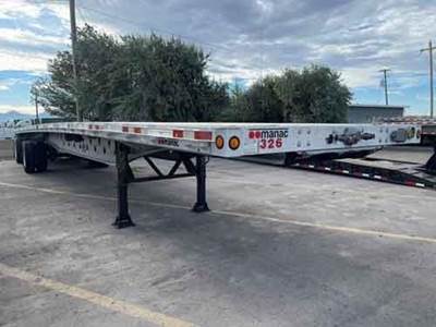 Manac 48 ALUMINUM SPREAD AXLE FLATBED Flatbed Trailer