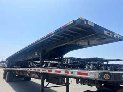 Transcraft 48x102 Steel Flatbed Trailer - Spring, Sliding Axle