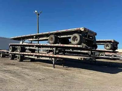 Transcraft 48x102 Combination Flatbed Trailer - Air Ride, Fixed Spread Axle