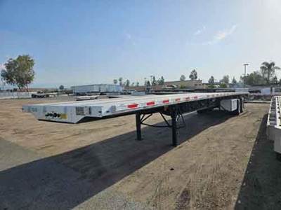 Transcraft 53x102 Combination Flatbed Trailer - Air Ride, Sliding Axle