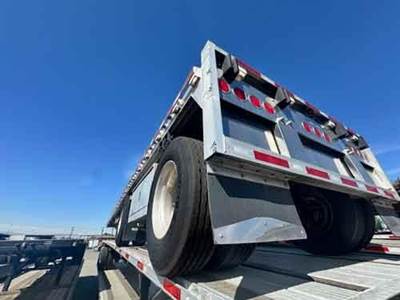 WILSON 48 ALUMINUM SPREAD AXLE (SET TO REAR) FLATBED Flatbed Trailer