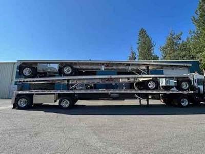 WILSON 48 COMBINATION SPREAD AXLE (SET TO REAR) FLATBED Flatbed Trailer