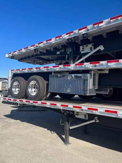 2023 Wilson 45 COMBINATION FIXED CLOSED TANDEM FLATBED Flatbed Trailer