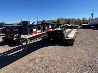 Trail King 53 4 AXLE TRAIL KING 55 TON LOWBOY EXTENDABLE Lowboy Trailer