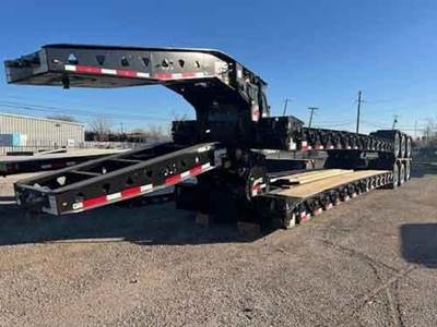 Trail King 53 STEEL 3 AXLE 55 TON LOWBOY Lowboy Trailer